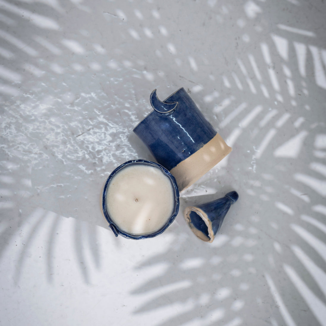 Moon Ceramic Candles