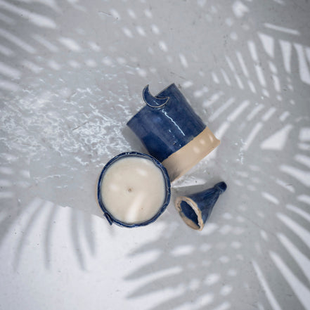 Moon Ceramic Candles