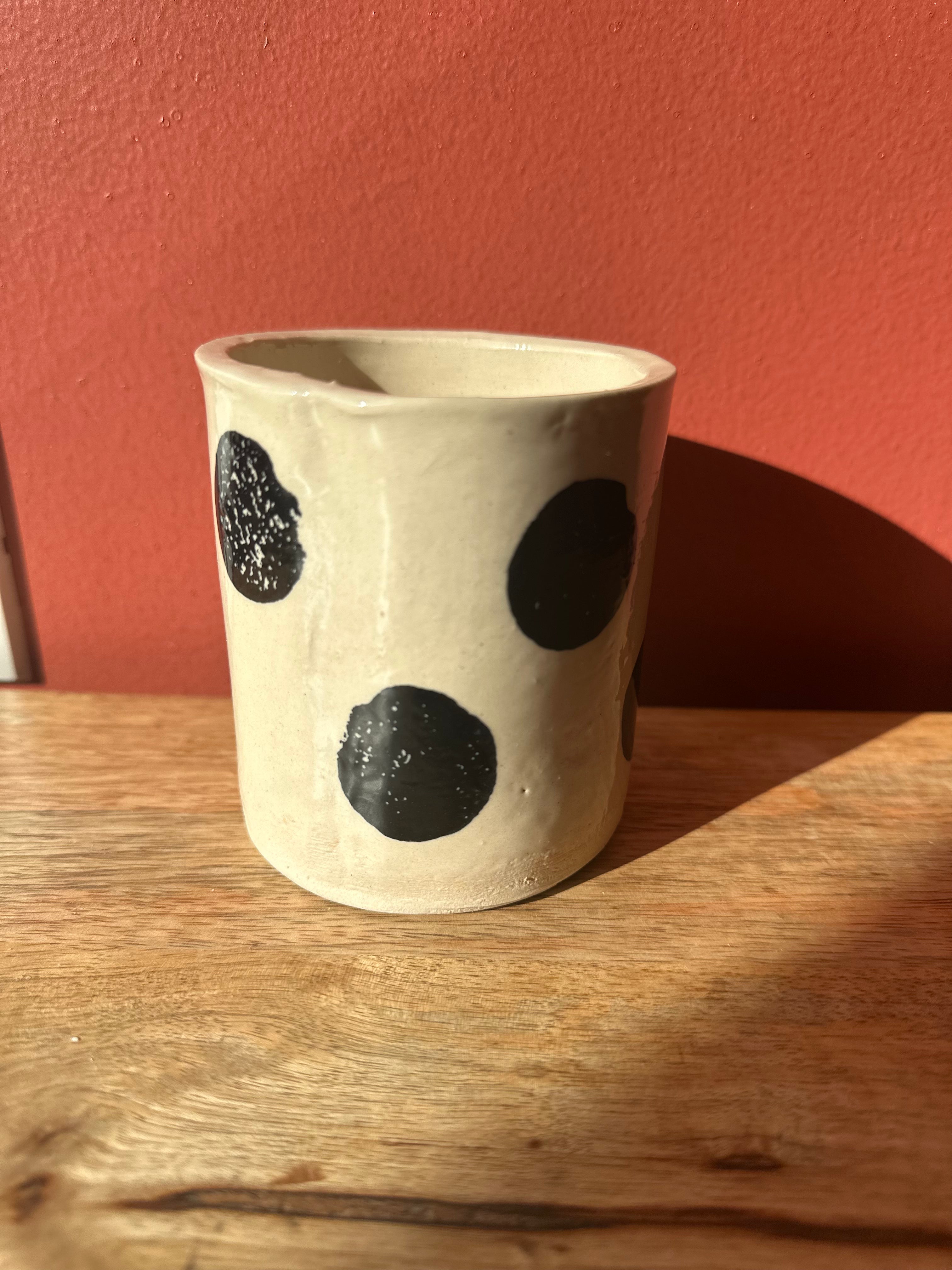 Moon Dot Handmade Ceramic scented Candles