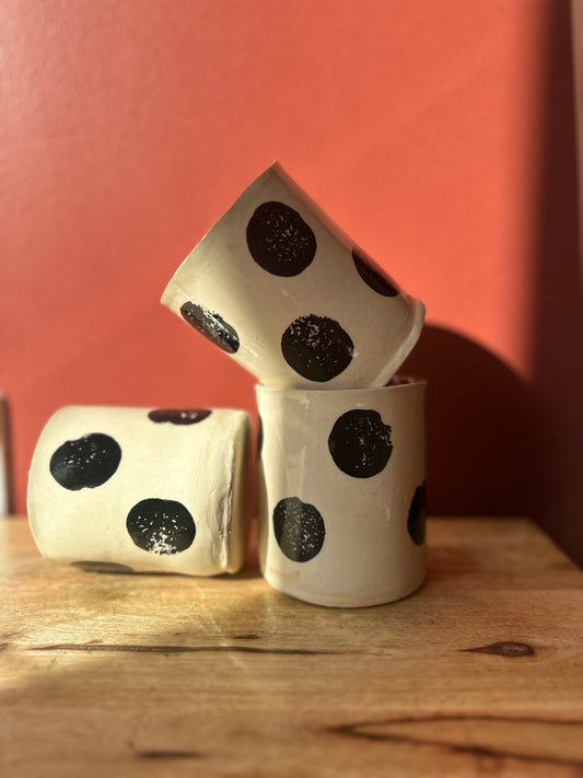 Moon Dot Handmade Ceramic scented Candles