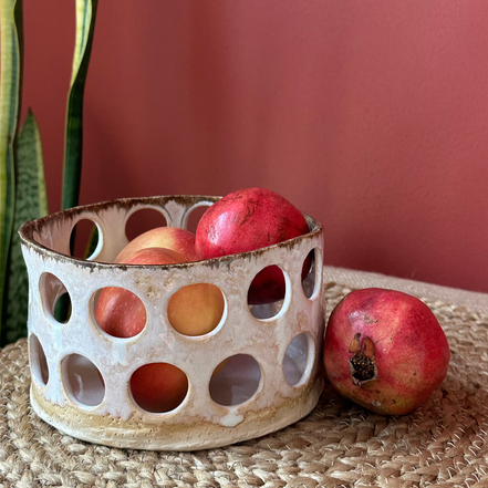 Handcrafted Ceramic Fruit Bowl (PRE ORDER ONLY)