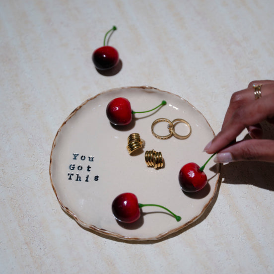 "You Got This" Embossed plate