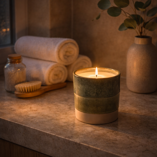 Lemongrass Ceramic Candle – 10 oz